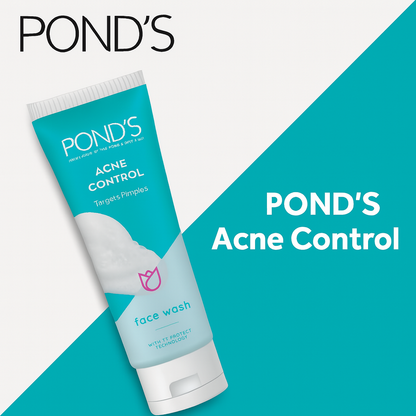 Ponds Anti Acne Solution Face Wash – Gentle Liquid Formula For Clearer Skin Oil Control And Acne Prevention – 100 Gram Pack