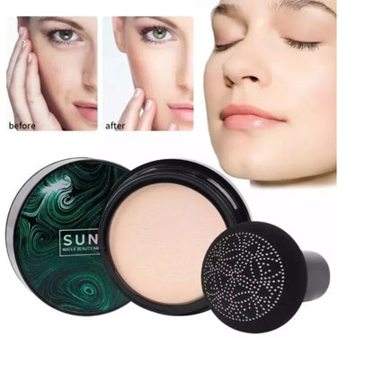 original SUNISA FOUNDATION MAQUILLAJE SUNISA AIR CUSHIONS MUSHROOM HEAD BASE CREAM CC BB CARE RADIANT MOISTURIZING FOUNDATION OIL CONTROL