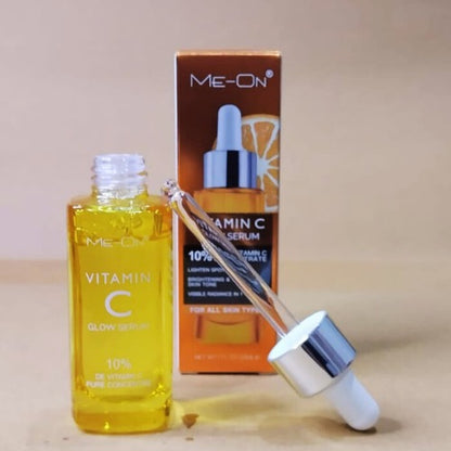 ME-ON Vitamin C Face Serum – Brightening, Anti-Ageing & Hydrating Glow Booster (30ml)