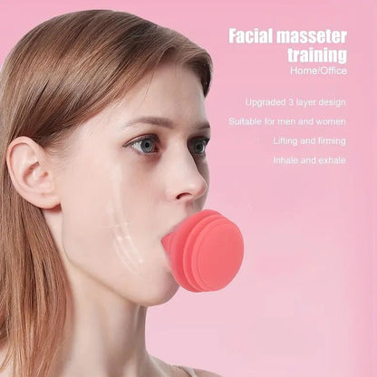 Face Exerciser Jaw Face Neck Toning Exerciser For Women Portable V Face Trainer Skin Lifting Masseter Training Tool Gift